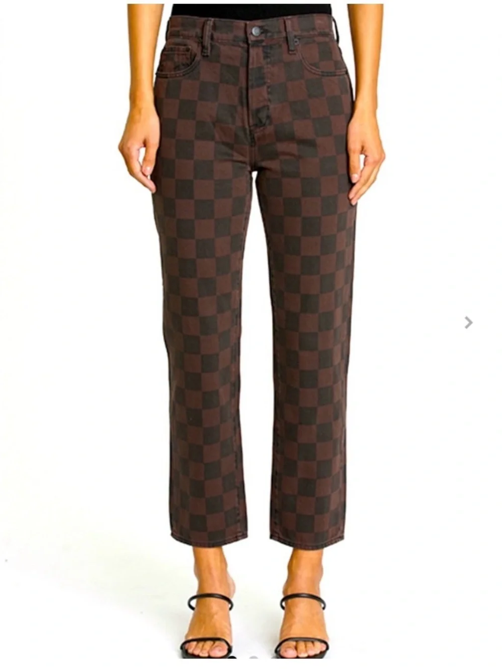 Pistola Charlie high-rise straight ankle jeans in Arcadian pattern - Size 26